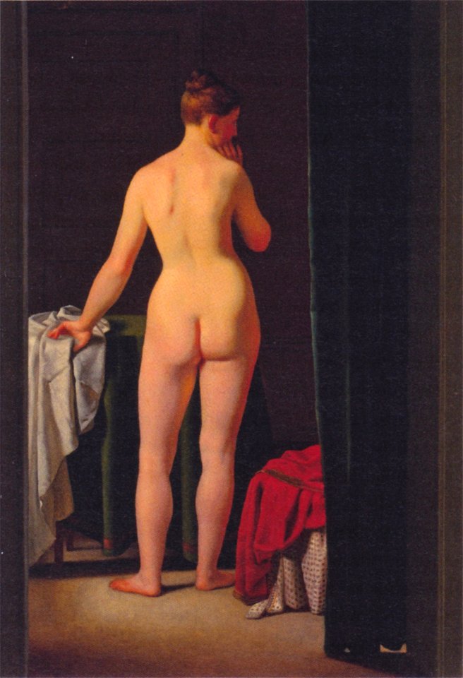 Eckersberg, CW - Modelstudie. Kvindelig model - 1833