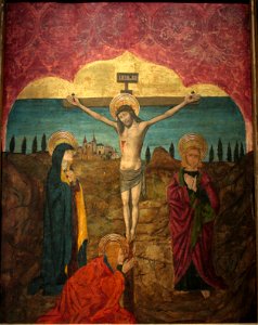 Ecole aragonaise - Christ en croix 2