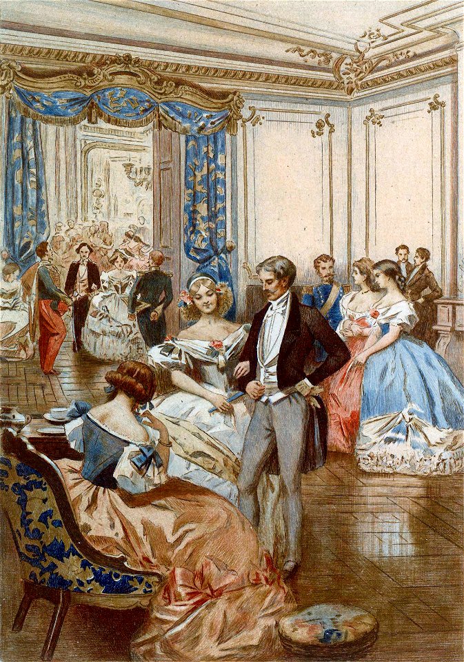Echoes of bon ton and of the life of fashion in 1850