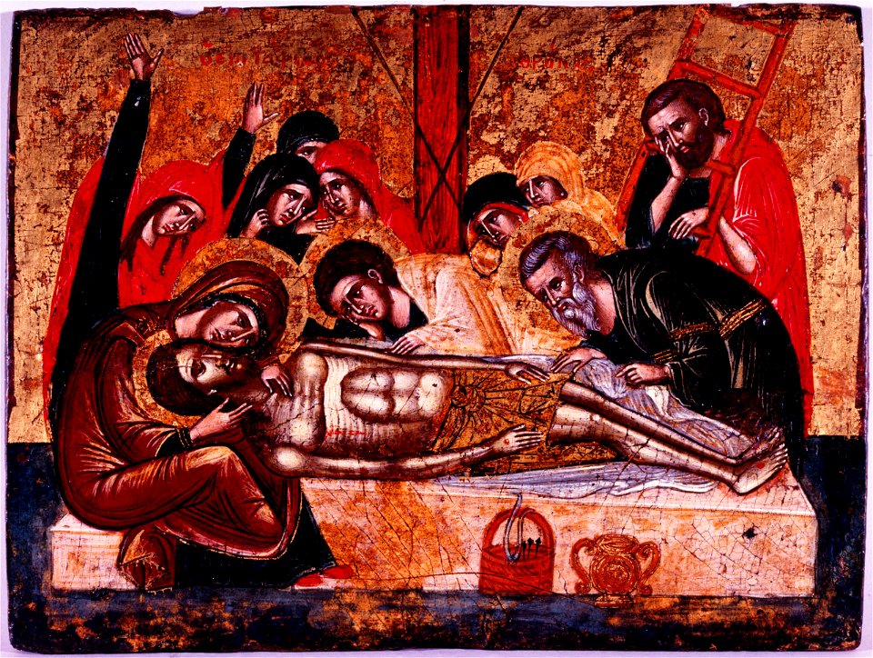 Ecole crétoise - La déploration sur le Christ mort - PPP4880 - Musée des Beaux-Arts de la ville de Paris