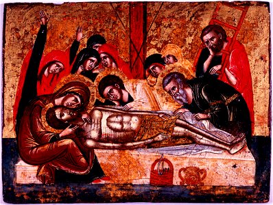 Ecole crétoise - La déploration sur le Christ mort - PPP4880 - Musée des Beaux-Arts de la ville de Paris