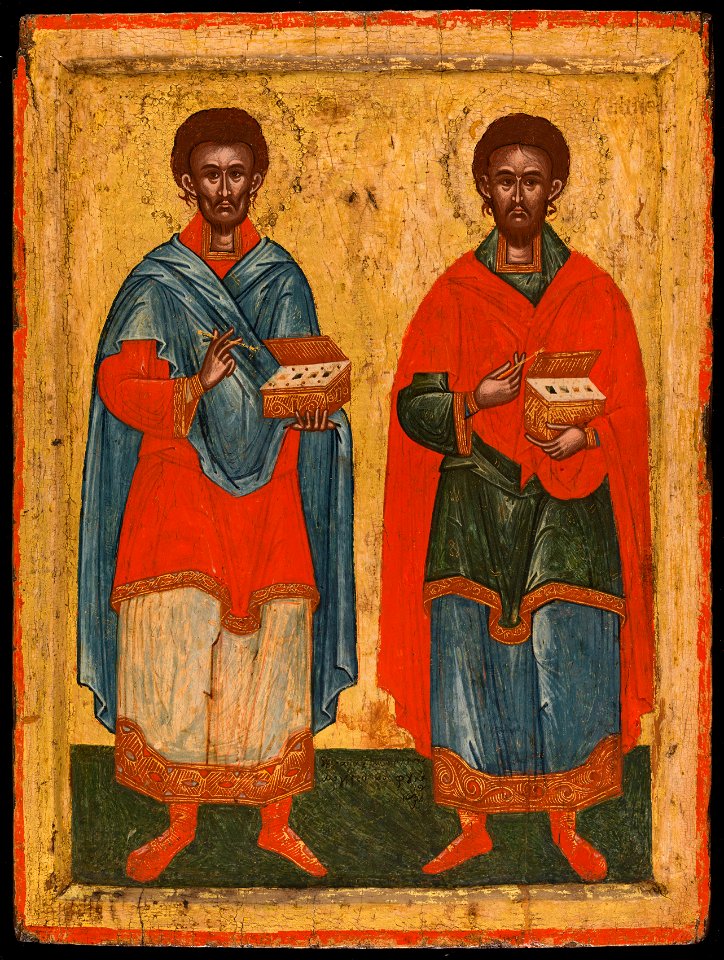 Ecole crétoise - Saint Côme et saint Damien - PPP4873 - Musée des Beaux-Arts de la ville de Paris