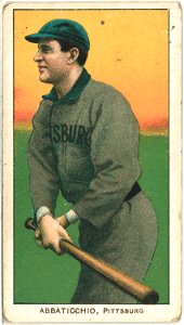 Ed Abbaticchio, Pittsburgh Pirates, baseball card portrait LCCN2008676535