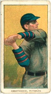Ed Abbaticchio, Pittsburgh Pirates, baseball card portrait LCCN2008676534