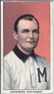 Ed Greminger, Montgomery Team, baseball card portrait LCCN2008676887