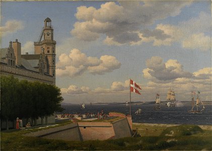 Eckersberg Udsigt fra Kronborg Vold