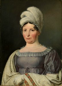 Christoffer Wilhelm Eckersberg - Portræt af Madam Wolff - 1818
