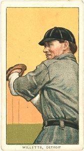 Ed Willett, Detroit Tigers, baseball card portrait LCCN2008676803