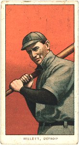 Ed Willett, Detroit Tigers, baseball card portrait LCCN2008676802