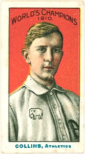 Eddie Collins, Philadelphia Athletics, baseball card portrait LCCN2007683816