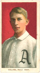 Eddie Collins, Philadelphia Athletics, baseball card portrait LCCN2008676835