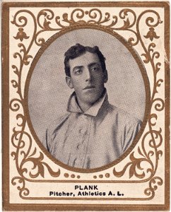 Eddie Plank, Philadelphia Athletics, baseball card portrait LCCN2007683793