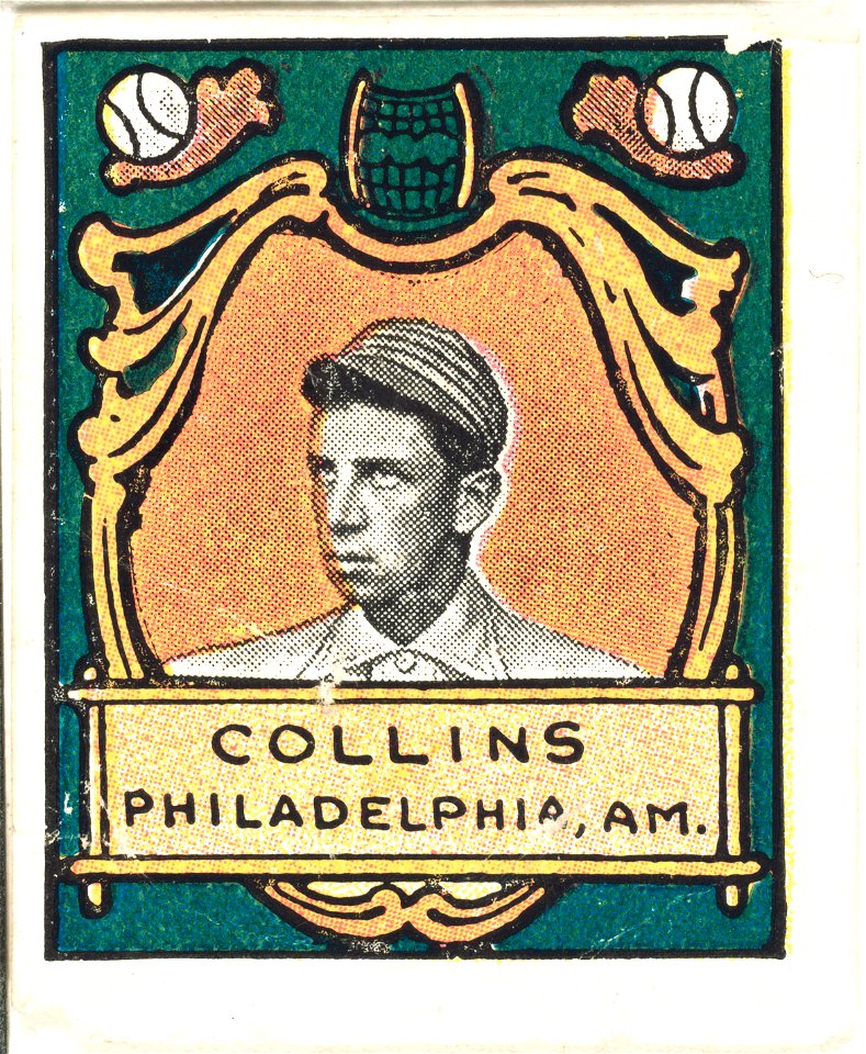 Eddie Collins, Philadelphia Athletics, baseball card portrait LCCN2007683848