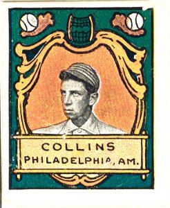 Eddie Collins, Philadelphia Athletics, baseball card portrait LCCN2007683848