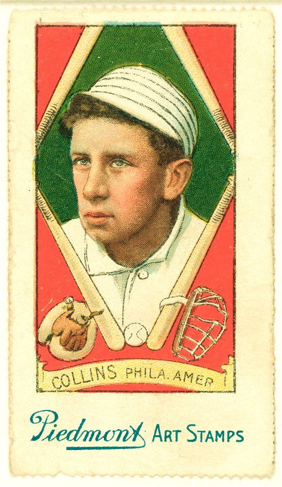 Eddie Collins, Philadelphia Athletics, baseball card portrait LCCN2007685740