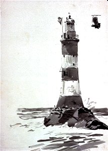 Eddystone lighthouse of 1759 RMG PV1320