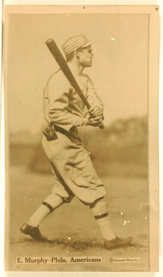Eddie Murphy, Philadelphia Athletics, baseball card portrait LCCN2007685737