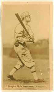 Eddie Murphy, Philadelphia Athletics, baseball card portrait LCCN2007685737