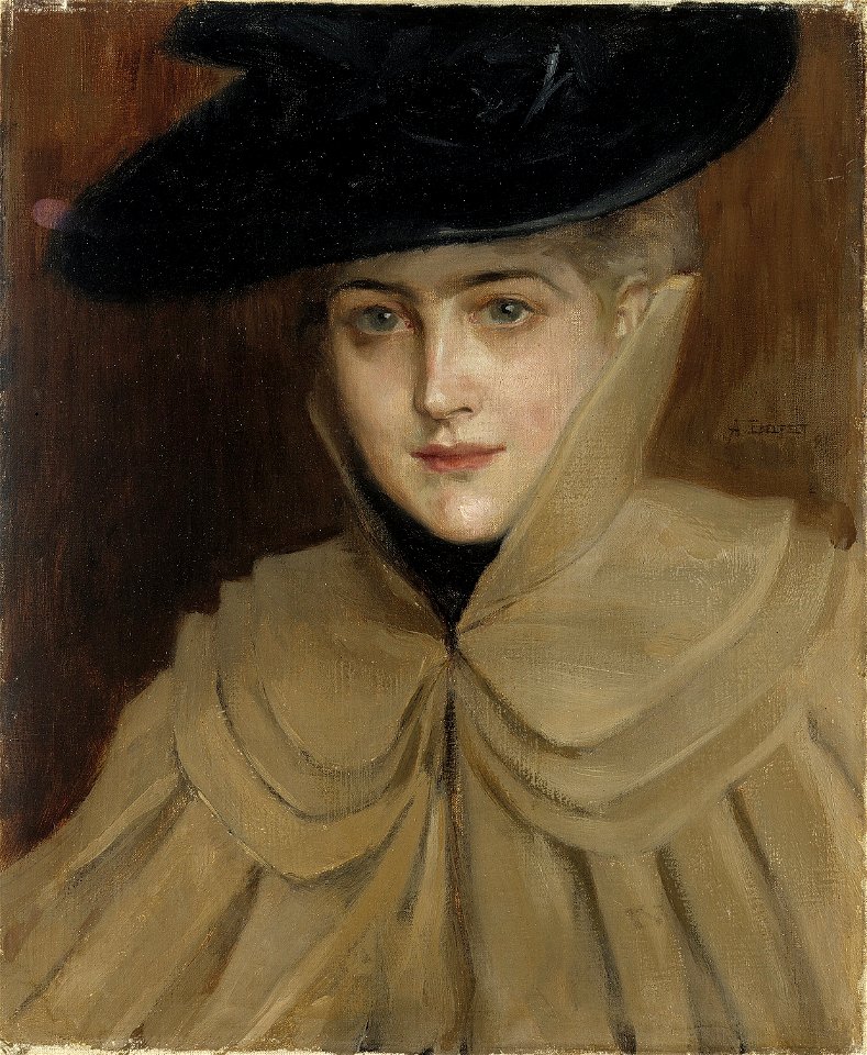Edelfelt Portrait Young Woman