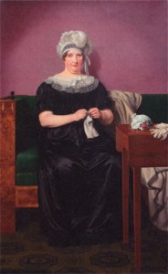 Eckersberg, CW - Frederikke Christiane Schmidt - 1818. Free illustration for personal and commercial use.