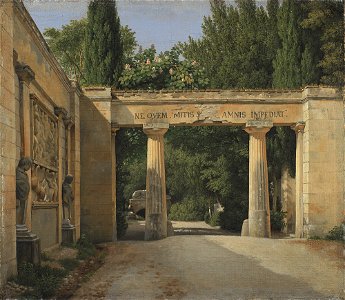 Eckersberg, CW - Parti i Villa Borgheses have - 1814