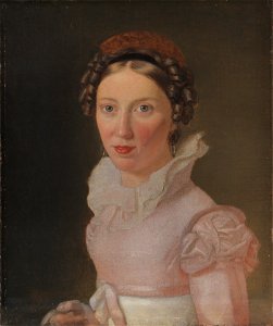 Eckersberg, CW - Suzanne Juel, kunstnerens svigerinde, senere hans tredje hustru - 1823