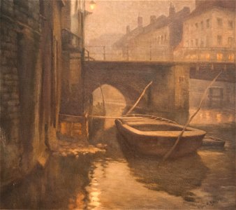Edgar Bytebier - View of the Vleeshuisbrug in Ghent