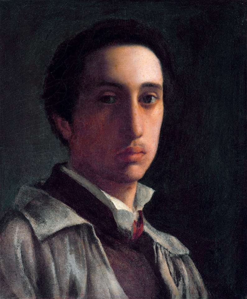 Edgar Degas (1834-1917) - Self-portrait