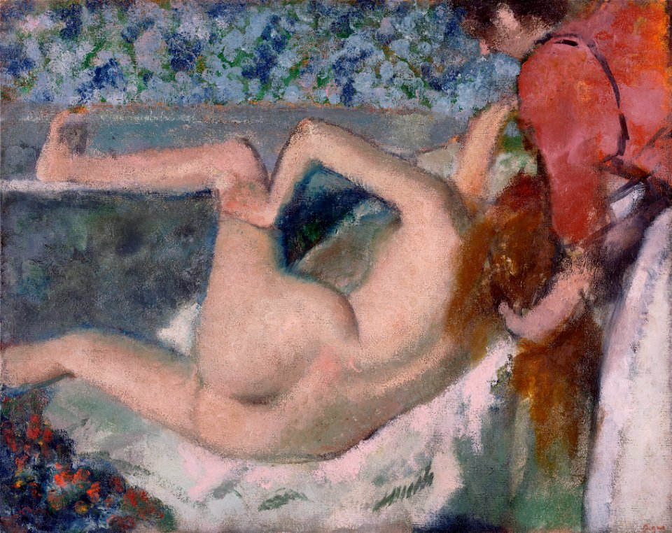 Edgar Degas - After the Bath - Google Art Project
