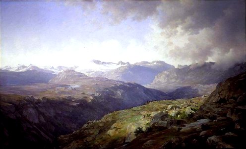 Johan Fredrik Eckersberg - View of Jotunheimen - NG.M.00233 - National Museum of Art, Architecture and Design