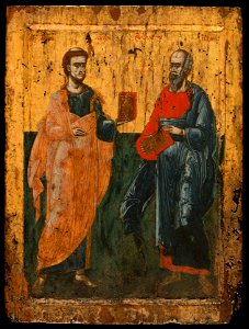 Ecole du Montenegro - Les évangélistes Saint Luc et Saint Jean - PPP4885 - Musée des Beaux-Arts de la ville de Paris