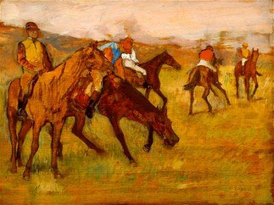 Edgar Degas - Before the Race - Walters 37850