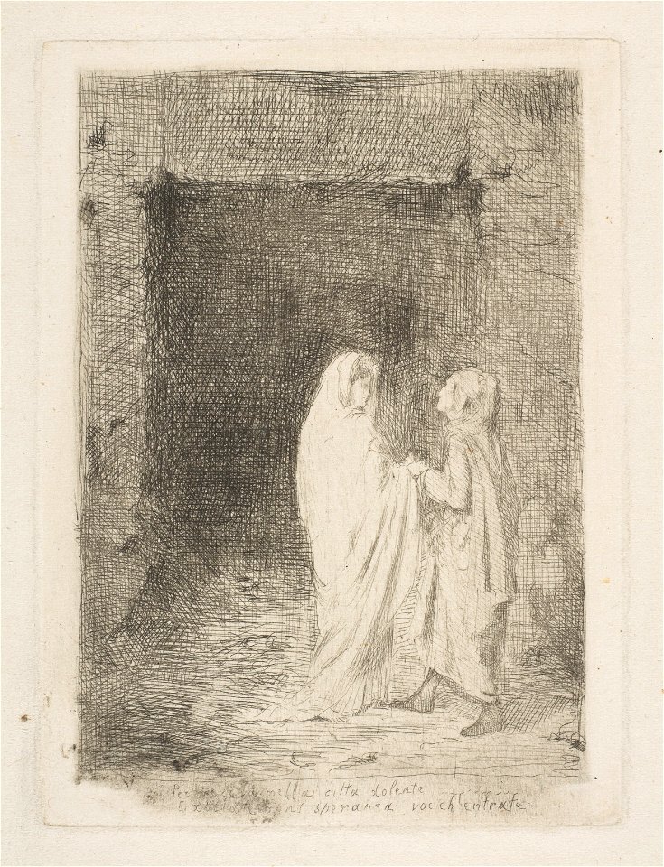 Edgar Degas - Dante and Virgil