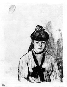 Edgar Degas - Ellen Andrée. Free illustration for personal and commercial use.