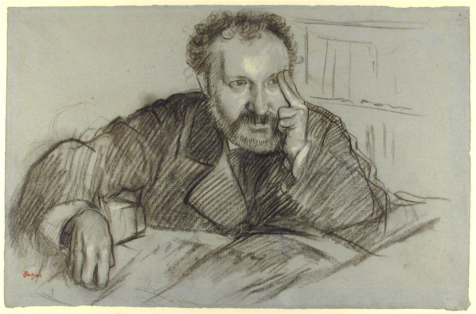 Edgar Degas - Edmond Duranty MMA 19.51.9a