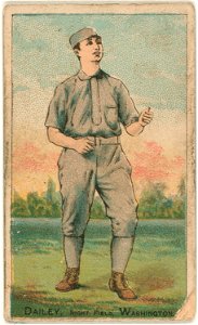 Ed Dailey, Washington Statesmen, baseball card portrait LCCN2007680782