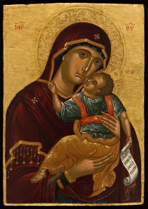Ecole crétoise - La Mère de Dieu Glycophilousa - PPP4869 - Musée des Beaux-Arts de la ville de Paris