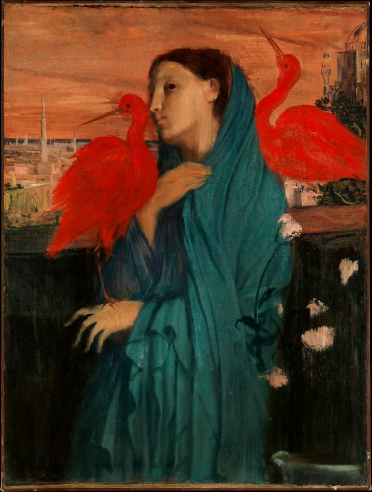Edgar Degas - Jeune femme avec Ibis