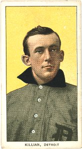 Ed Killian, Detroit Tigers, baseball card portrait LCCN2008676590