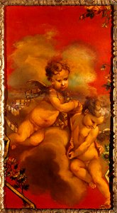Ecole française - Deux génies - PDUT1731 - Musée des Beaux-Arts de la ville de Paris