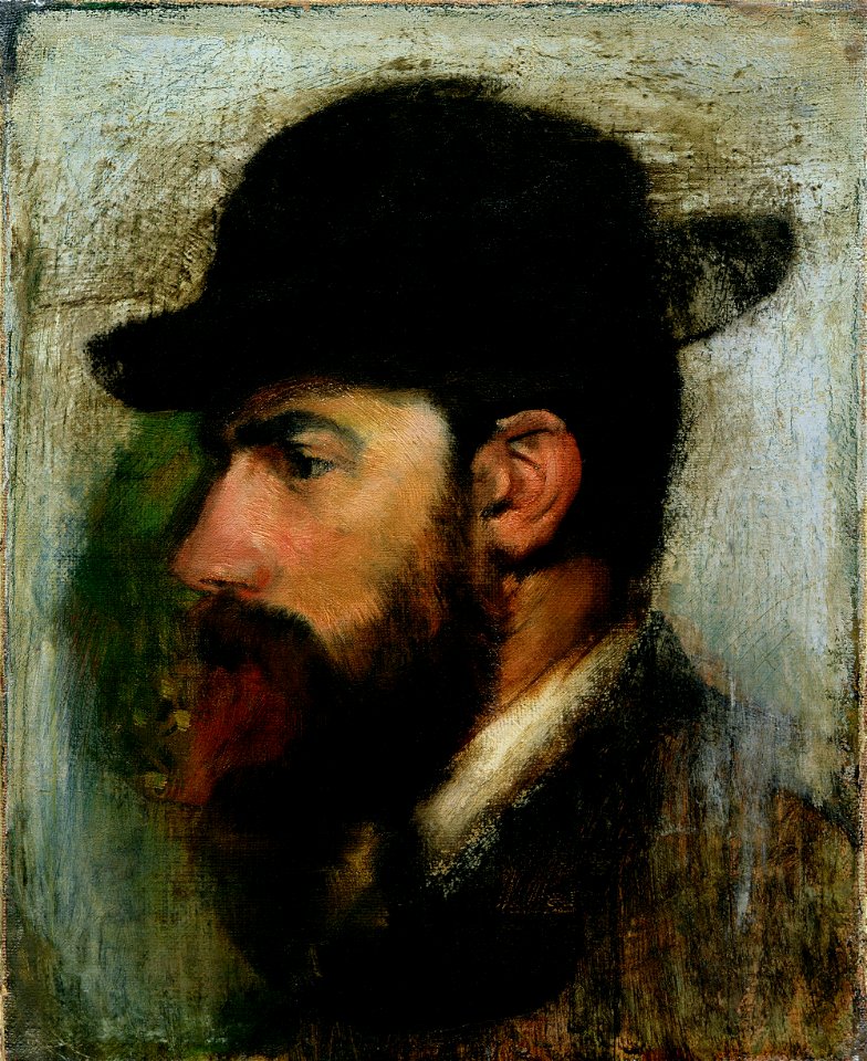Edgar Degas - Portrait d’Henri Rouart