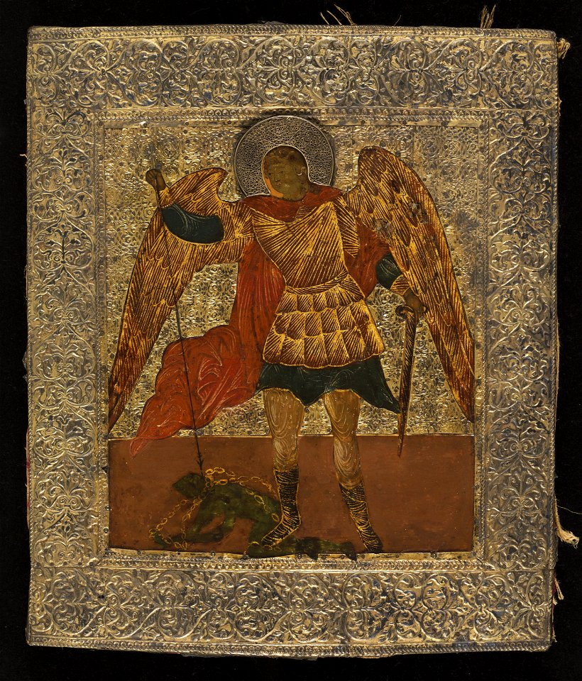 Ecole moscovite - Saint Michel terrassant le démon - PPP4916 - Musée des Beaux-Arts de la ville de Paris