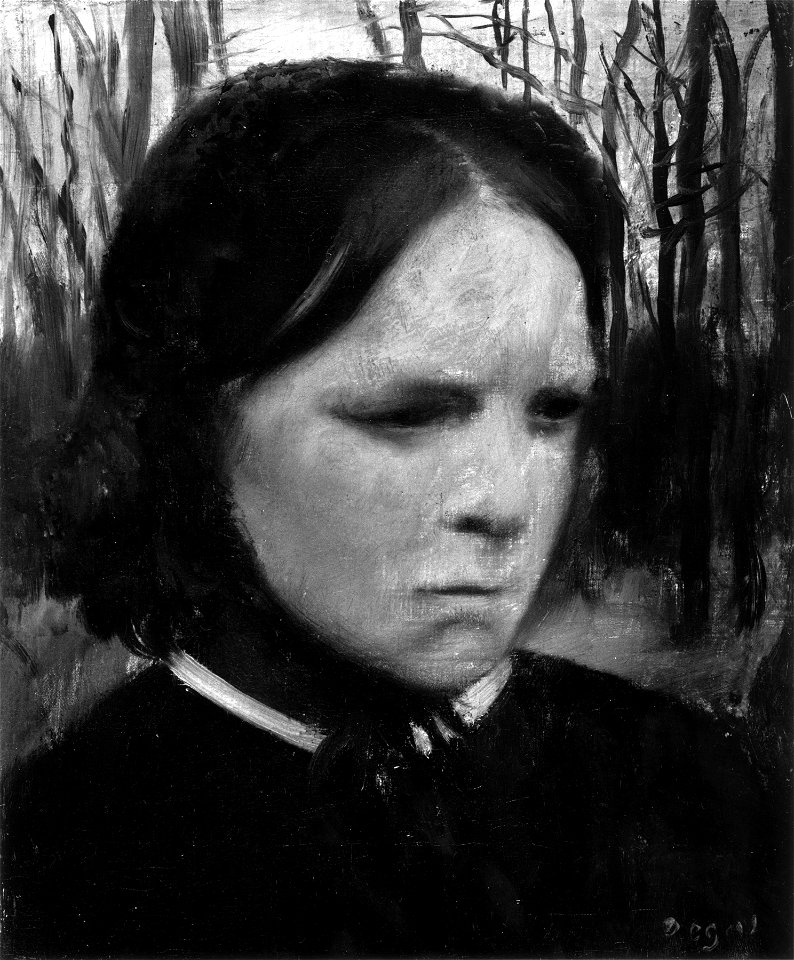 Edgar Degas - Portrait of Estelle Balfour - Walters 37179 (2)