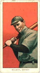 Ed Willett, Detroit Tigers, baseball card portrait LCCN2008676802