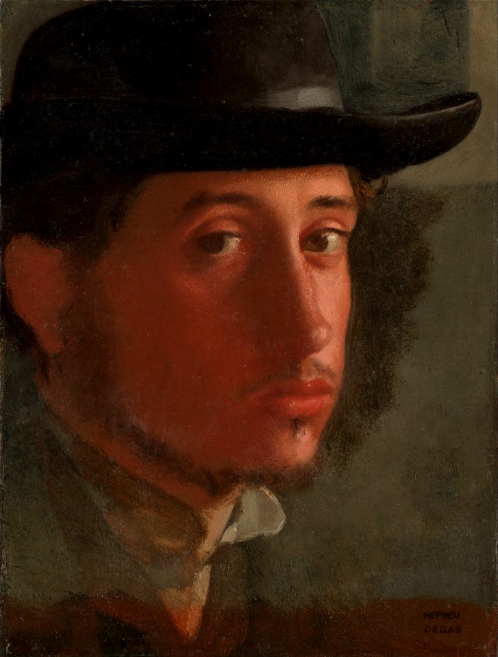 Edgar Degas - Self-Portrait - Google Art Project