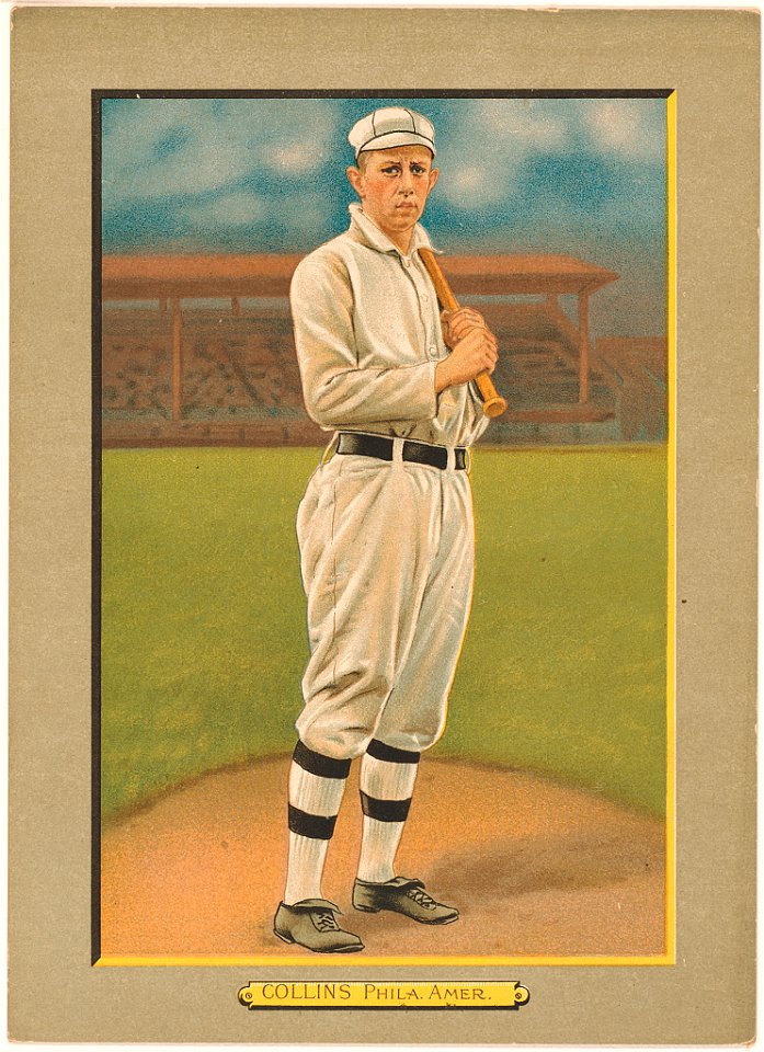 Eddie Collins, Philadelphia Athletics, baseball card portrait LCCN2007685689
