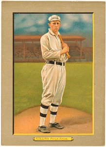 Eddie Collins, Philadelphia Athletics, baseball card portrait LCCN2007685689