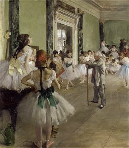 Edgar Degas - The Ballet Class - Google Art Project. Free illustration for personal and commercial use.