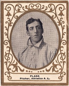 Eddie Plank, Philadelphia Athletics, baseball card portrait LCCN2007683793