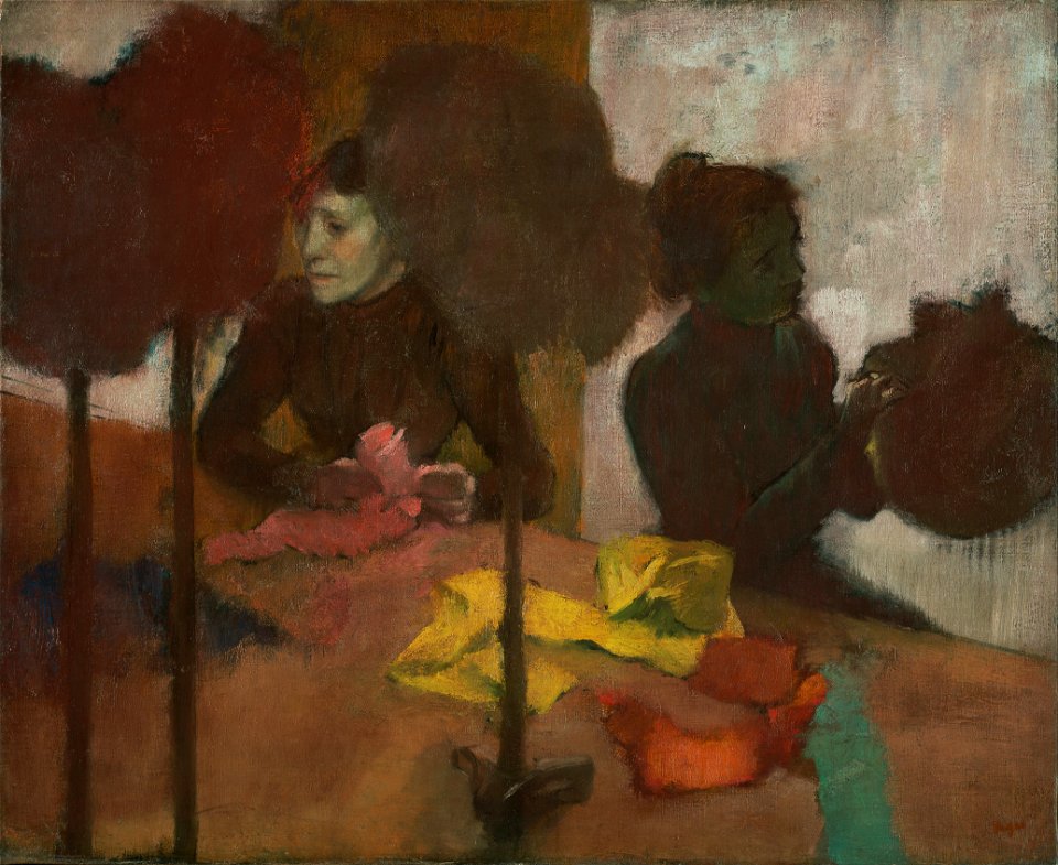 Edgar Degas - The Milliners - Google Art Project